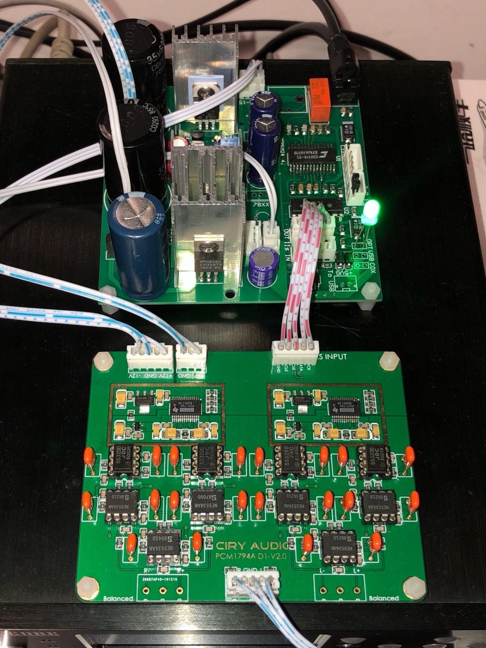 NVArcher HIFI song song PCM1794A Bộ giải mã âm thanh DAC NE5532 OP amp Hội đồng lắp ráp 24bit 192kHz