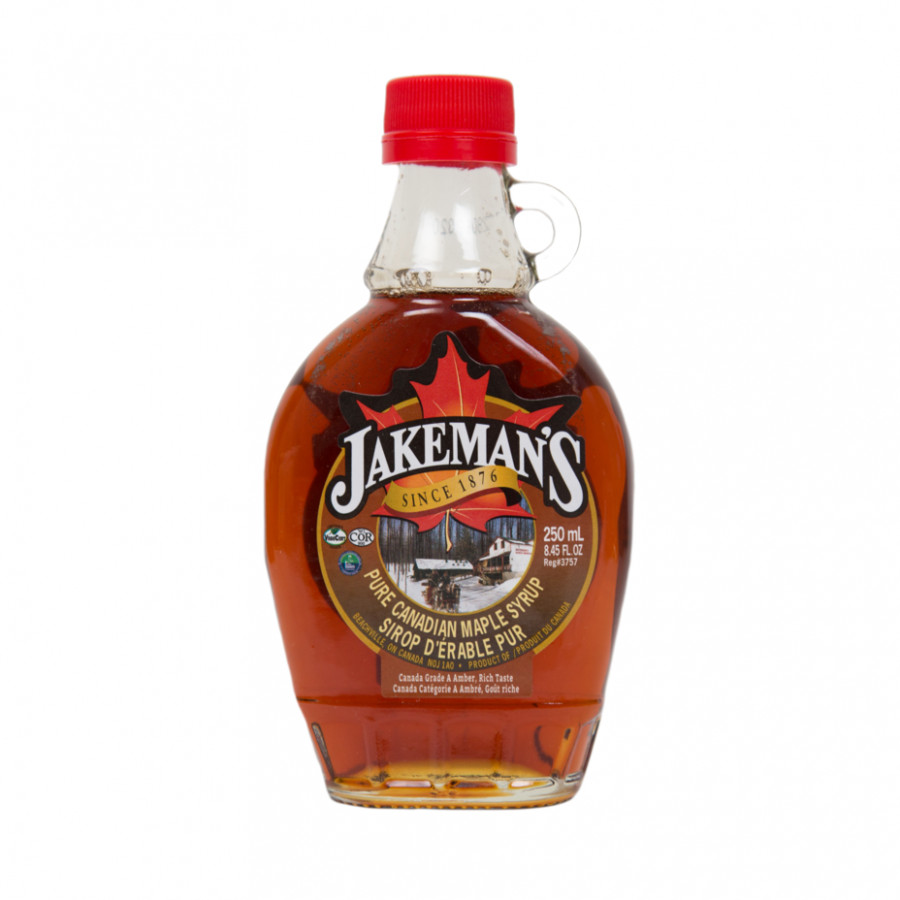 Siro Lá phong Jakeman nhập khẩu Canada - Jakeman's Maple Syrup 250 ml