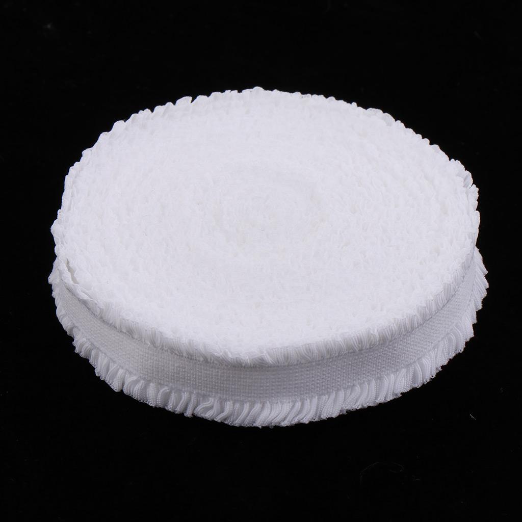 2 Miếng 10 Thước Thun Co Giãn Xù Ren Cốp Cho Đầu Quần Áo Phụ Kiện 13 Mm