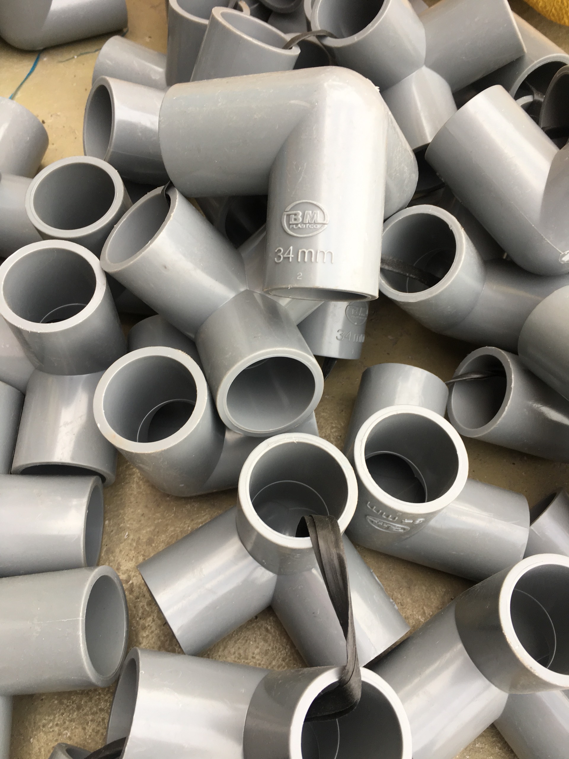 Co góc 3 hướng 34 nhựa PVC Bình Minh