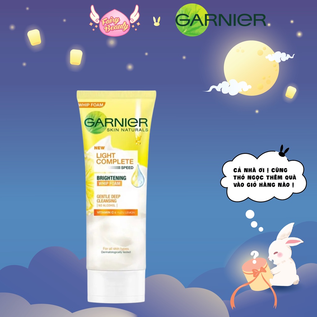 Sữa Rửa Mặt Tạo Bọt Chứa Vitamin C Giúp Sáng Da, Mờ Thâm Và Ẩm Mịn Light Complete Brightening Whip Foam 100ml