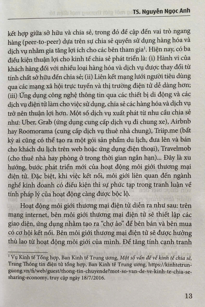 Pháp Luật Về Hoạt Động Môi Giới Thương Mại Điện Tử ( Tái bản lần thứ nhất)