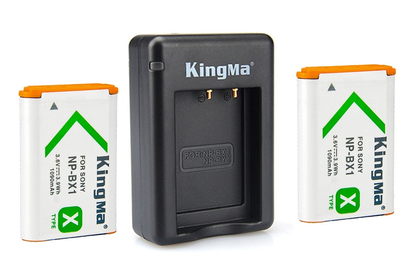 2 pin và Đốc sạc đôi Kingma NP-BX1 cho Sony RX100,RX1,H400 - Hàng chính hãng