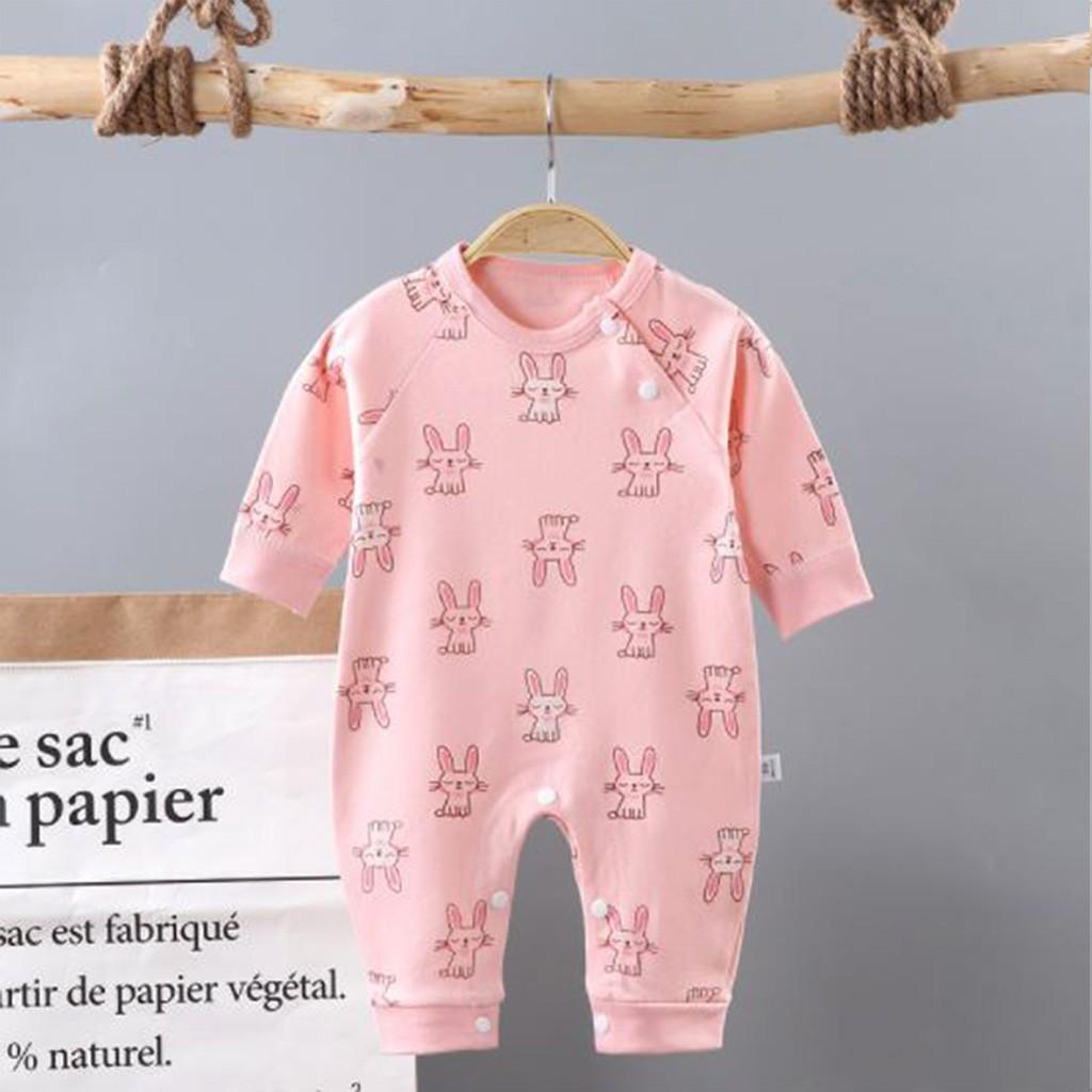 Bodysuit cho bé body dài tay liền thân cotton hàng đẹp cho bé trai bé gái sơ sinh từ 3 - 12kg – BD05