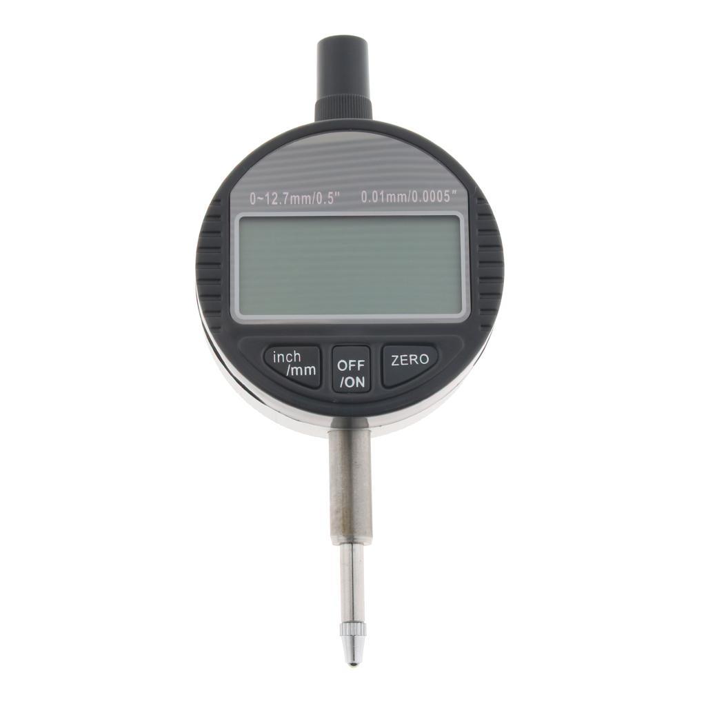 2xDigital Probe Electric Dial Indicator Range Gauge 0-12.7mm