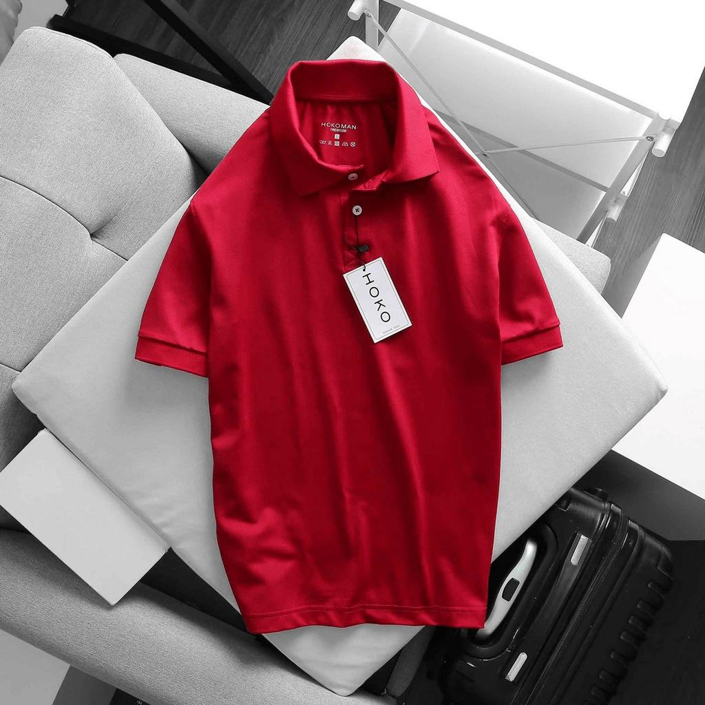 Áo thun nam cổ trụ polo cao cấp hoạ tiết