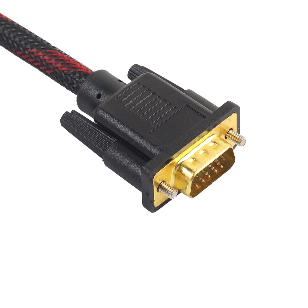 Cáp Chuyển Đổi DVI 24+5 Sang VGA Bọc Lưới Chống Nhiễu Dài 1,5m - Hàng Nhập Khẩu