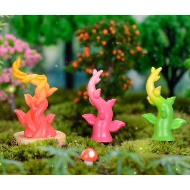 HN * Charm mô hình các mẫu ngọn búp non dùng trang trí tiểu cảnh, terrarium, DIY