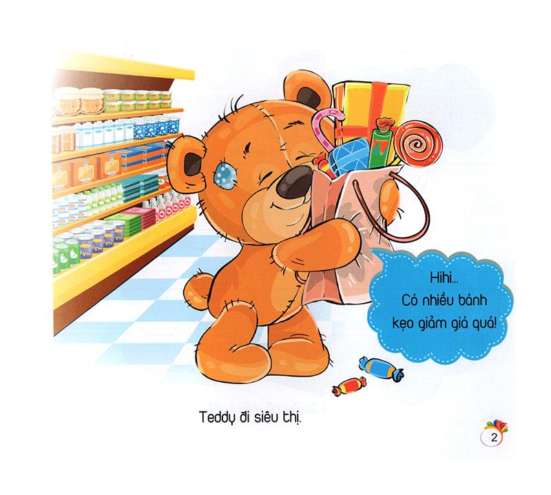 Sách Gấu Bông Teddy - Tập 3: Teddy Thích Ăn Kẹo