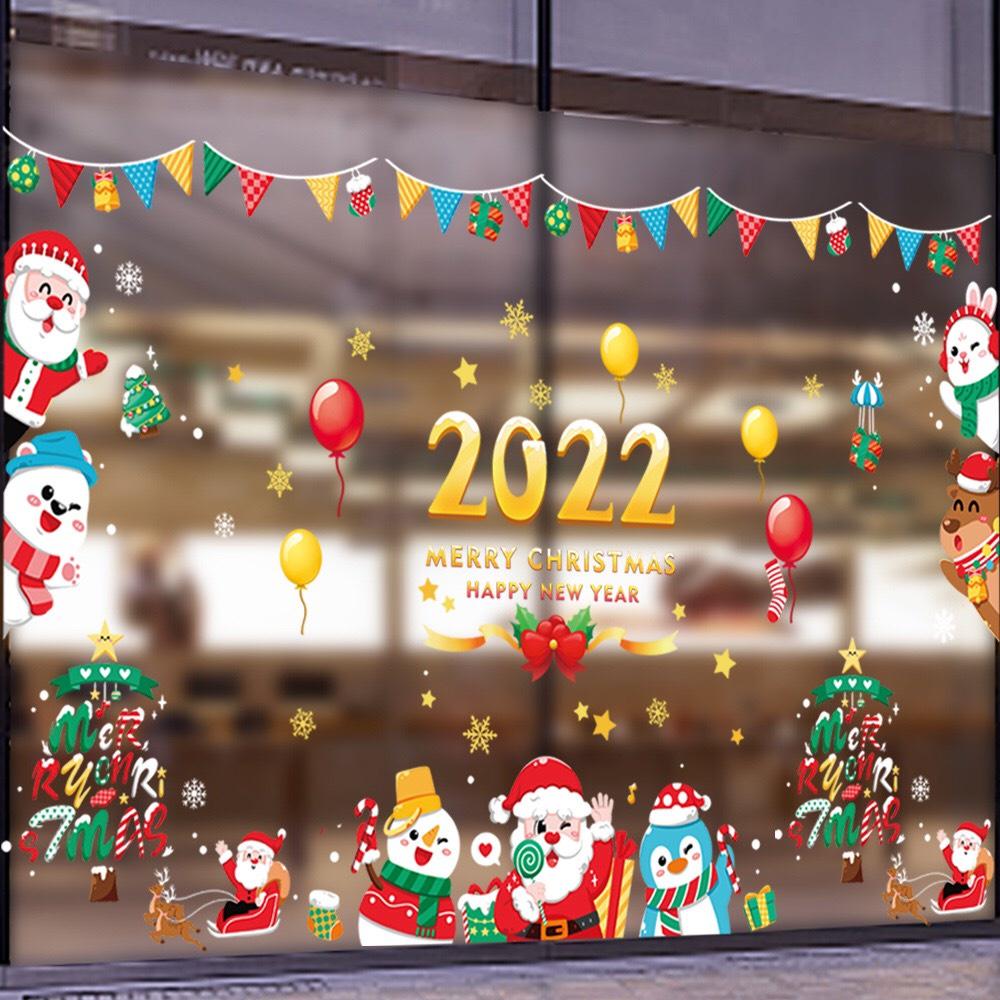Decal trang trí Noel Hít Tĩnh Điện - TRANG TRÍ GIÁNG SINH 2022