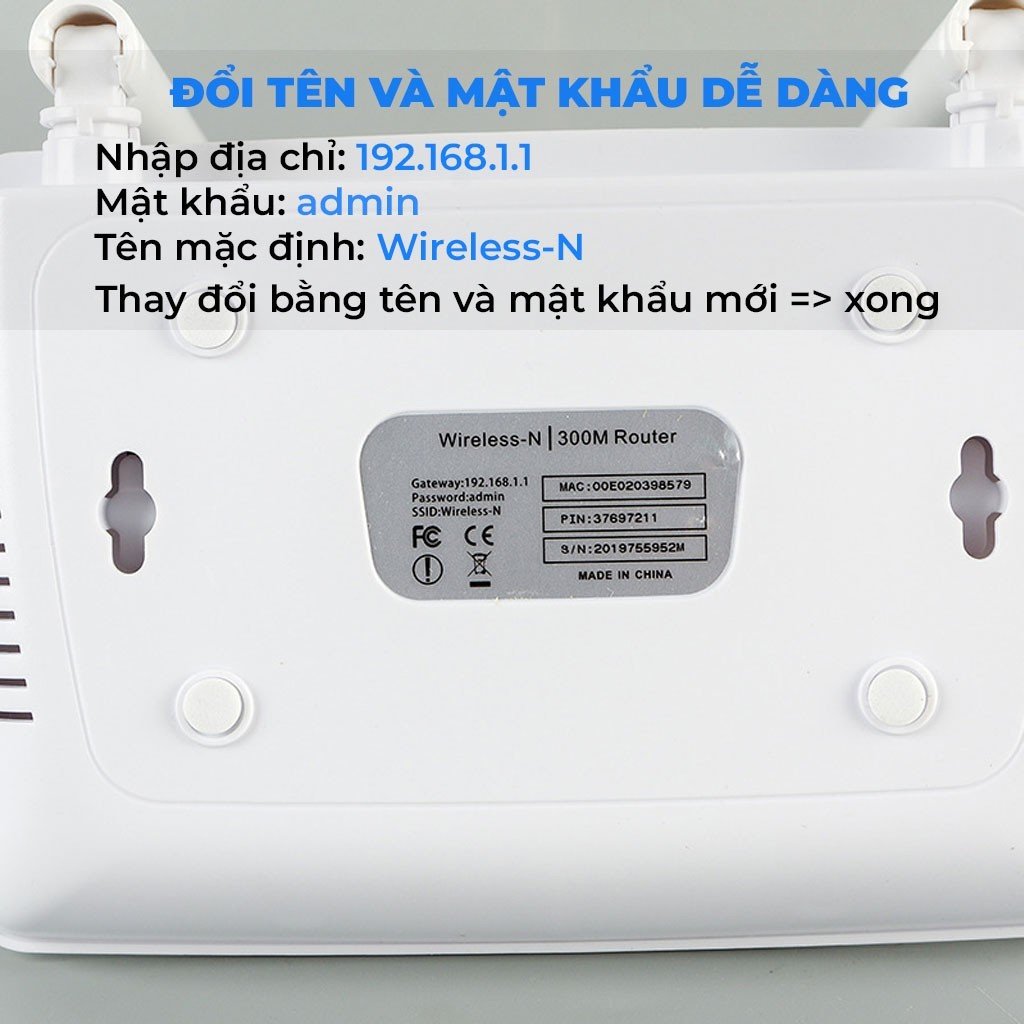Bộ phát sóng wifi WR08 phát sóng tốc độ cao, modem wifi phát cho nhiều thiết bị - hàng nhập khẩu
