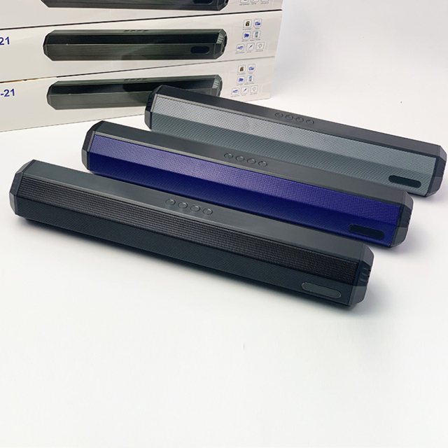 Loa Thanh Bluetooth Gaming Soundbar Thiết Kế Mới Công Suất Lớn A21 Để Bàn Dùng Cho Máy Vi Tính PC, Laptop, Tivi