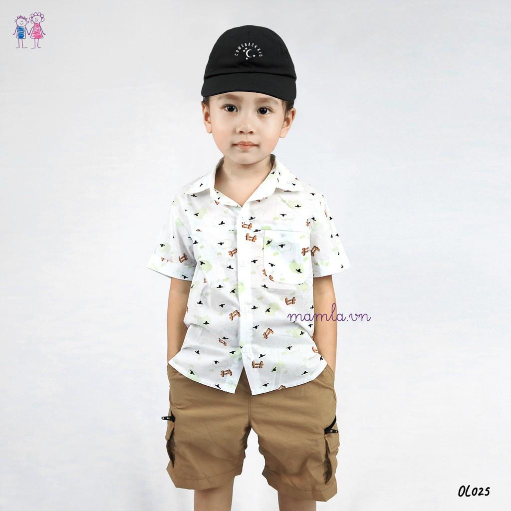Áo sơ mi họa tiết cừu