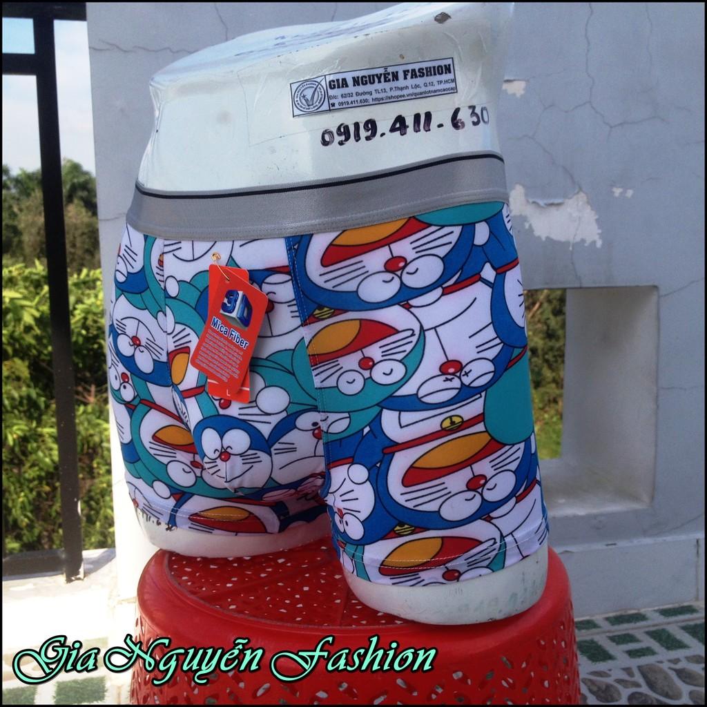 Mua 4 tặng 1 = 5 Quần boxer thun lạnh in hình họa tiết rất độc đáo