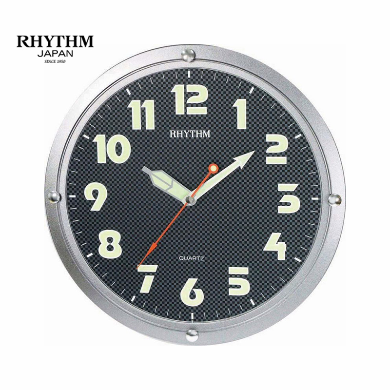 Đồng hồ Rhythm CMG429NR19 Kt 30.6 x 4.0cm, 615g Vỏ nhựa. Dùng Pin.