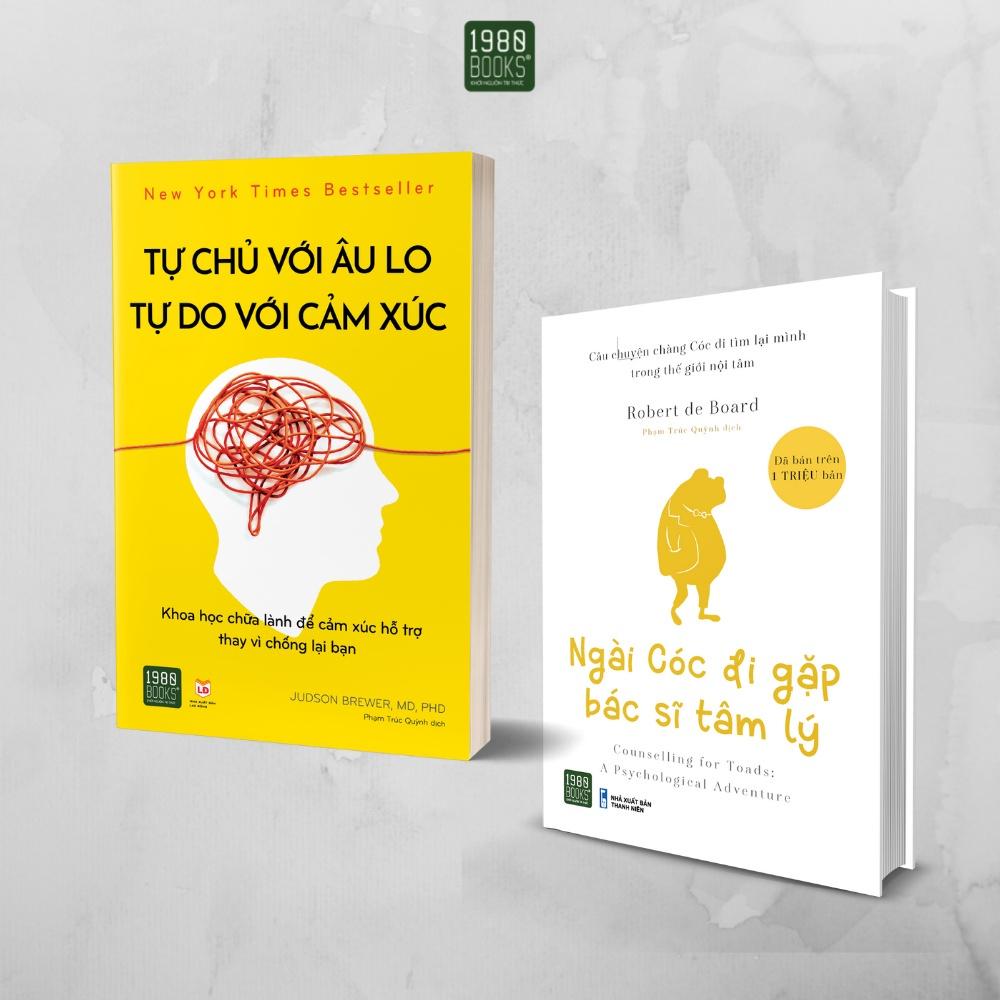 Combo 2 Cuốn Ngài Cóc Đi Gặp Bác Sĩ Tâm Lý + Tự Chủ Với Âu Lo, Tự Do Với Cảm Xúc - Bản Quyền