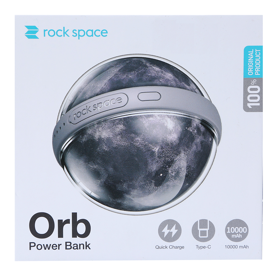 Pin Sạc Dự Phòng Rockspace Hệ Mặt Trời Orb 10.000 mAh Type C - Hàng chính hãng