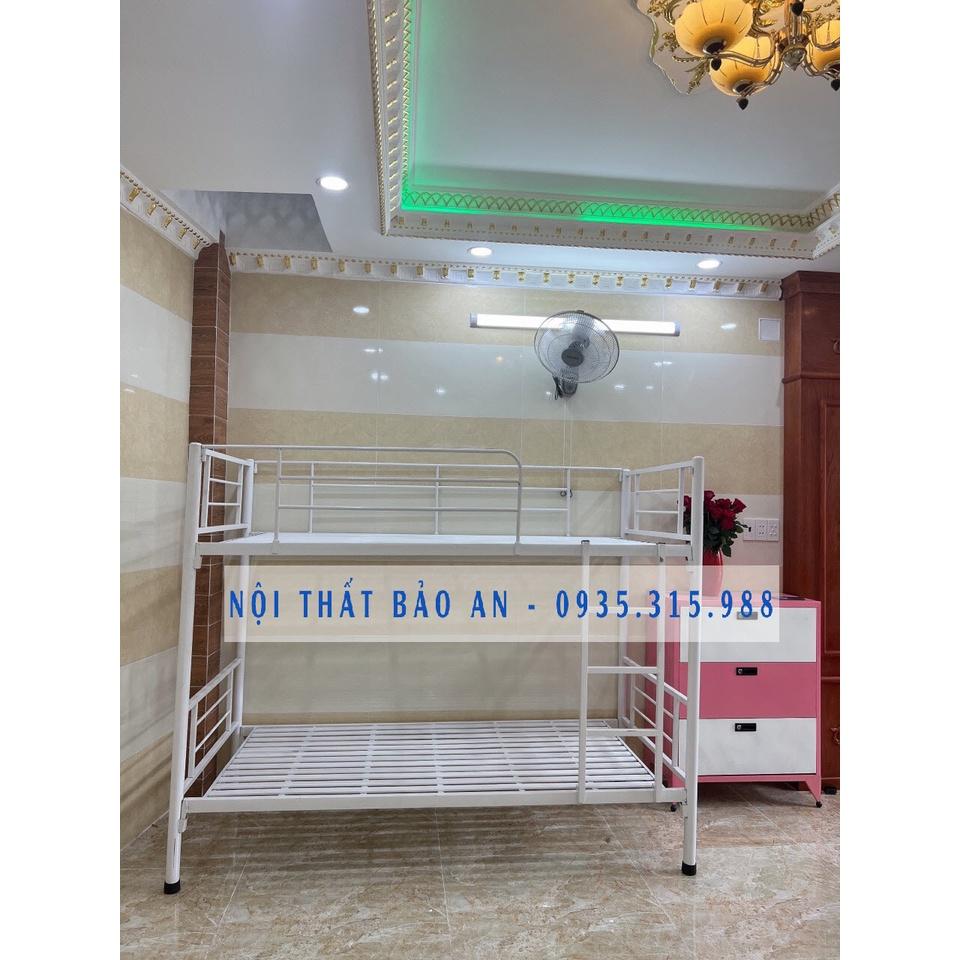 GIƯỜNG TẦNG NGỦ SẮT TRÒN GIÁ RẺ 1M2X2M