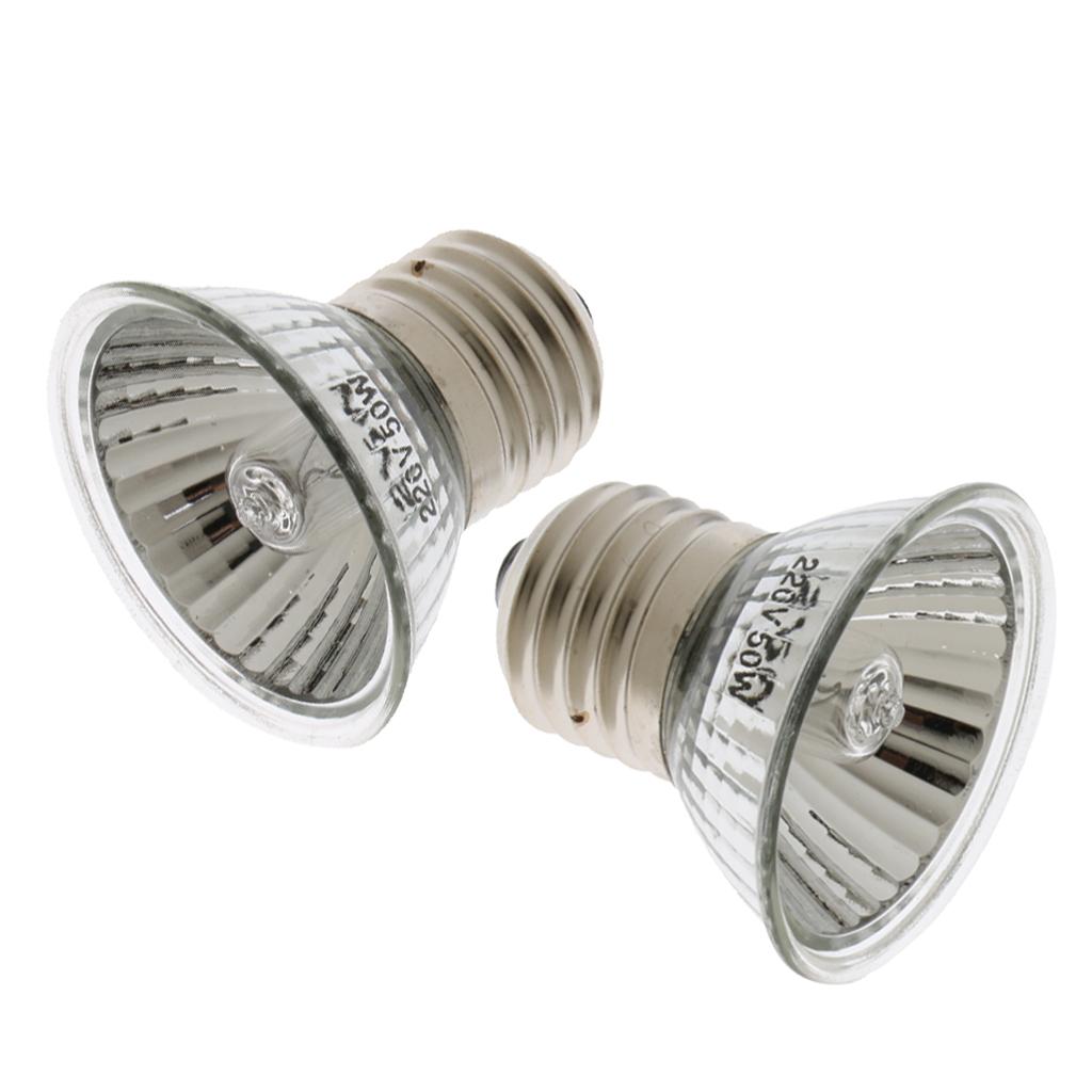 2x Pet Baby Bird Breeding Heating Bulb Heat Lamp Reptiles Daylight Lamp