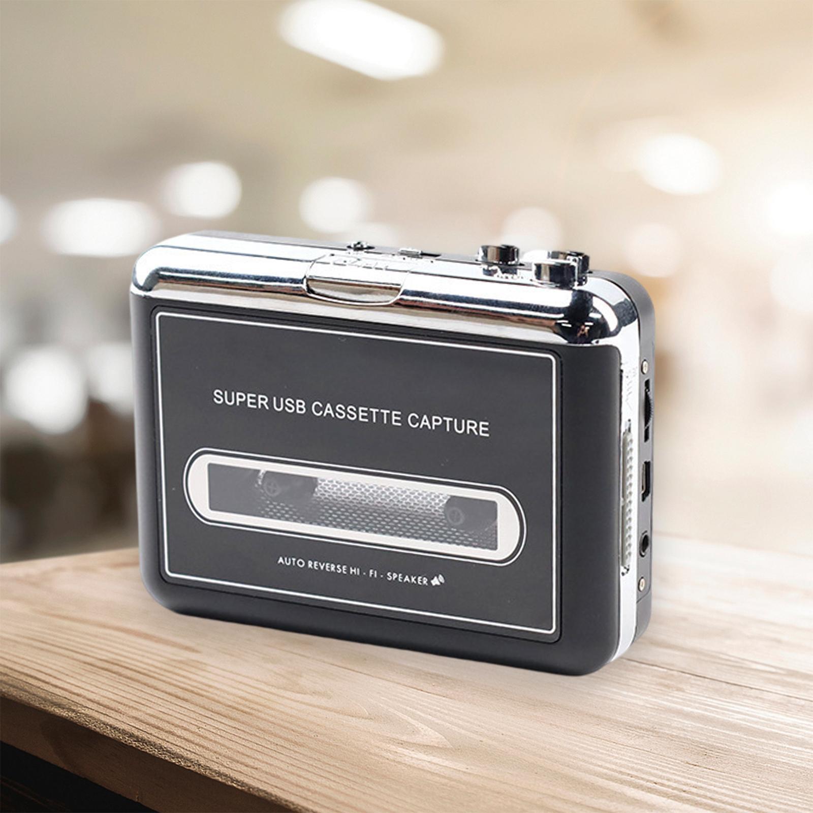 Portable USB Cassette Tape to MP3 Converter   Player