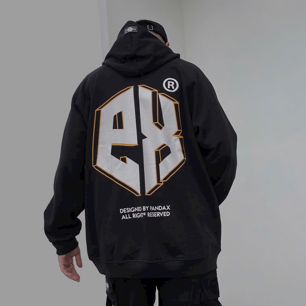 Áo hoodie local brand nam nữ PANDAX big logo , khoác nỉ chân cua unisex , form rộng premium cotton 100%