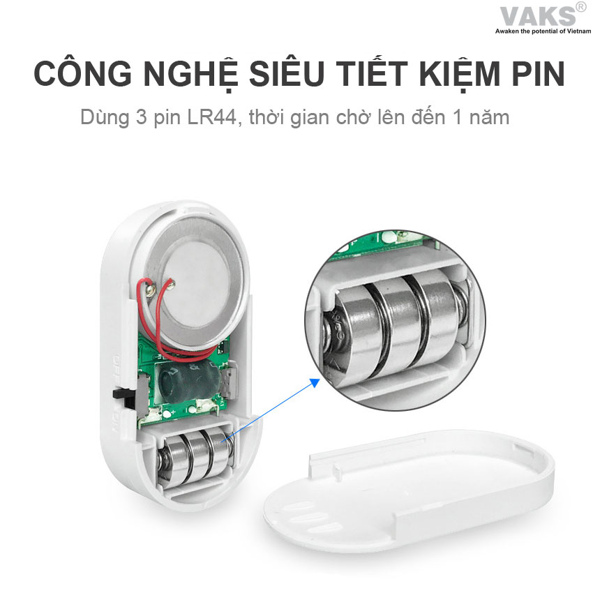 Thiết bị BÁO KHÁCH - BÁO TRỘM lắp cửa - cửa từ MC-03, 130dB, Có Thể Điều Chỉnh Âm Lượng, Thay Đổi Kiểu Chuông, chất lượng cao.