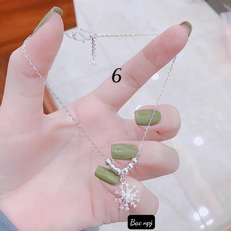 Lắc chân Bạc Ta , Các mẫu Lắc chân Npj️ SIÊU HOT ️cho nữ- Bạc Npj