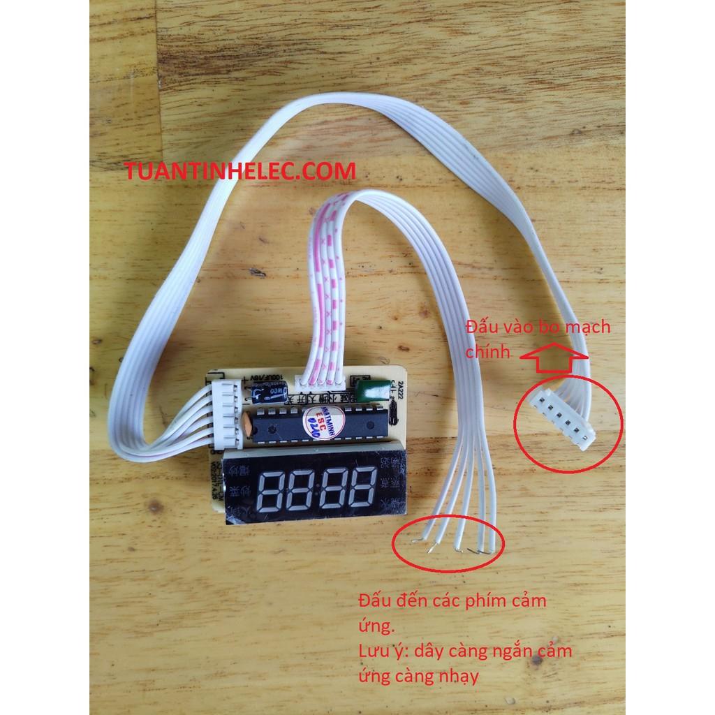 Bo mạch bếp hồng ngoại đa năng cảm ứng D68-A phím cảm ứng rời #phụ tùng bếp hồng ngoại