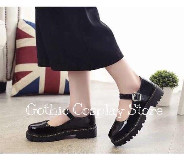 Giày búp bê lolita Mary Janes quai ngang cosplay học sinh Nhật Bản ( size 35 - 39 ) 902