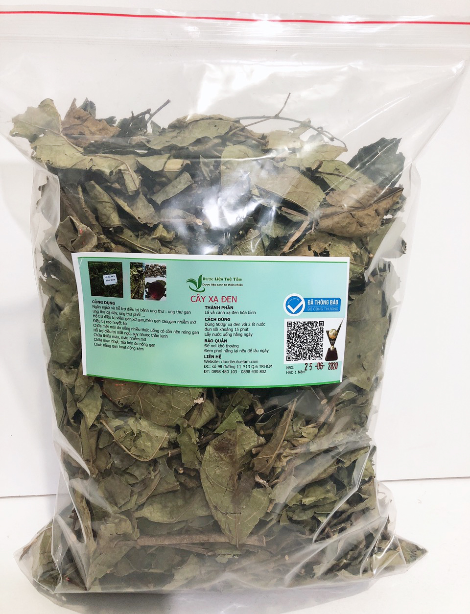 Trà cây xạ đen sấy khô (500gr)