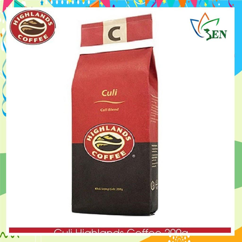 Combo 3 gói Cà phê Rang xay Culi Highlands coffee 200g