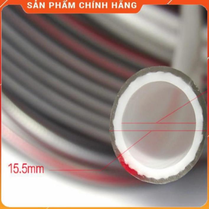 Máy bơm️Evoucher️ Bộ dây vòi xịt nước rửa xe, tưới cây , tăng áp 3 lần, loại 7m, 10m 206622-5 cút sập, + mở chai
