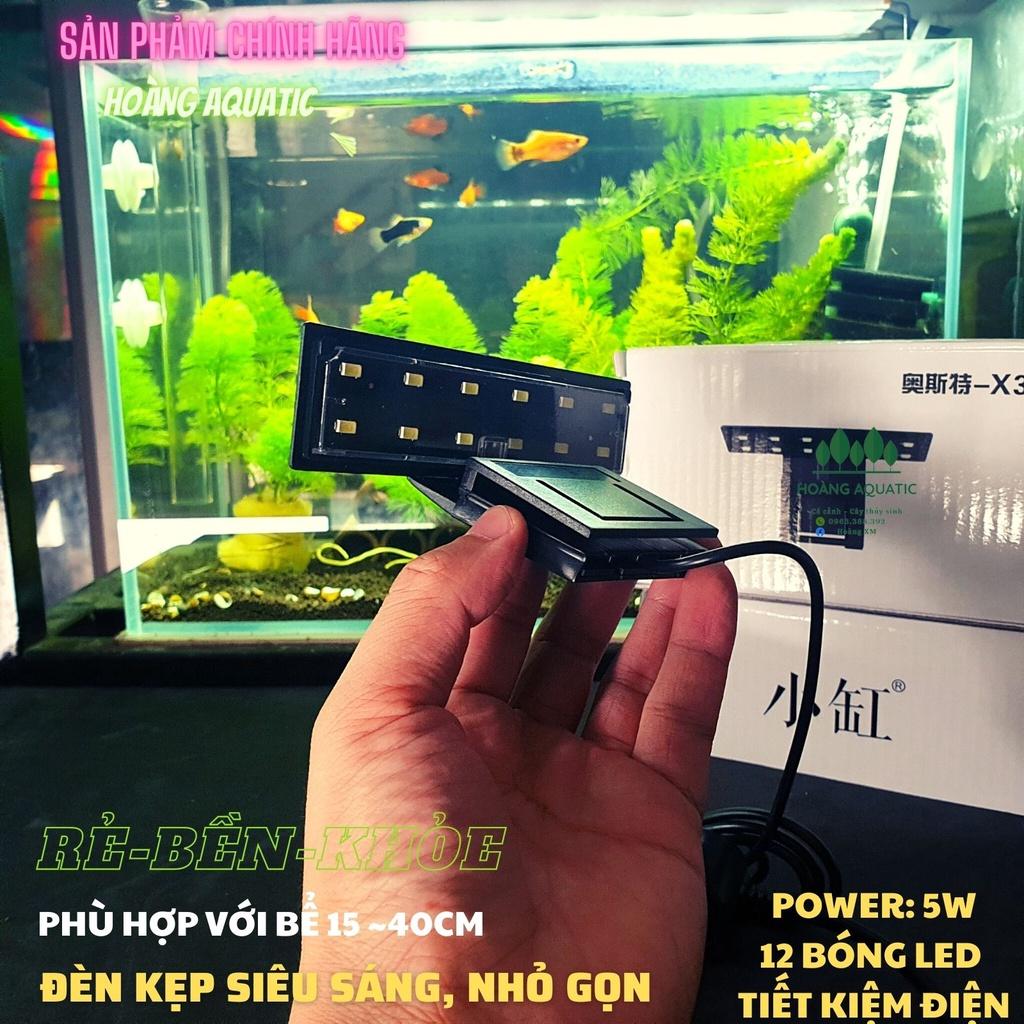 Đèn Thủy Sinh Cho Bể Mini X3- Đèn Kẹp Bể Cá Tiết Kiệm Điện