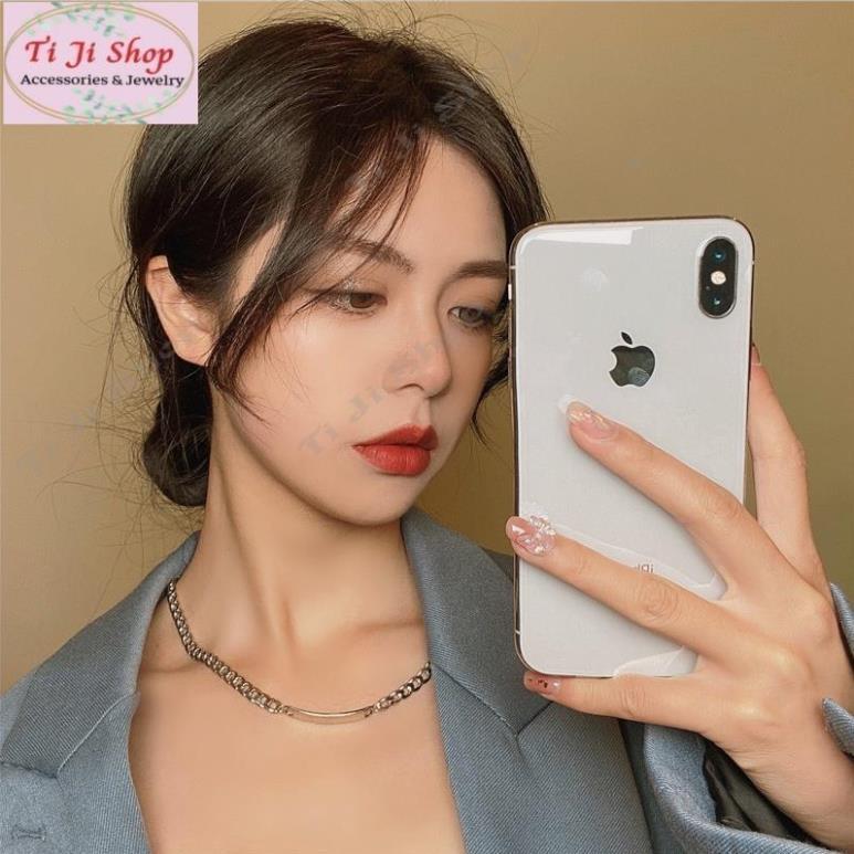 Vòng cổ Thép Không Gỉ Phong Cách Hip Hop Cho Nam Và Nữ