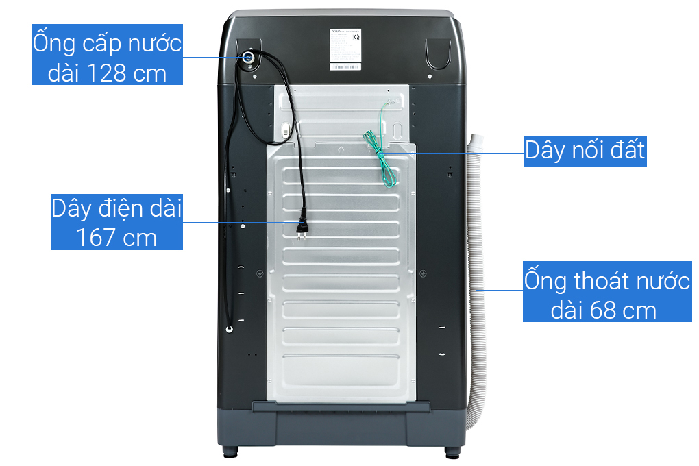 Máy giặt Aqua Inverter 10.5 KG AQW-DR105FT - Hàng chính hãng - Chỉ giao HCM