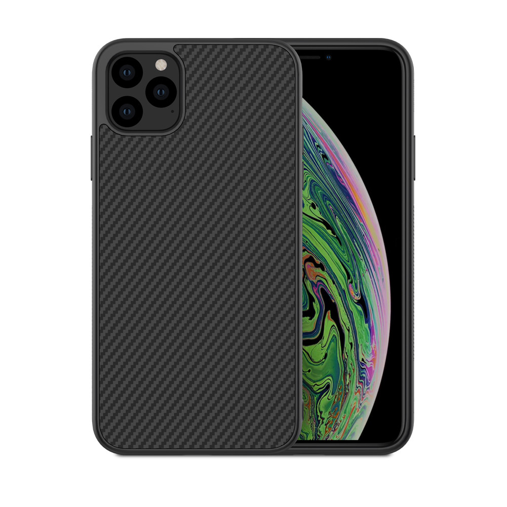 Ốp lưng sợi Carbon cho iPhone 11 Pro Max hiệu Nillkin (Sợi carbon cao cấp, siêu bền, chống mọi va đập) - Hàng chính hãng