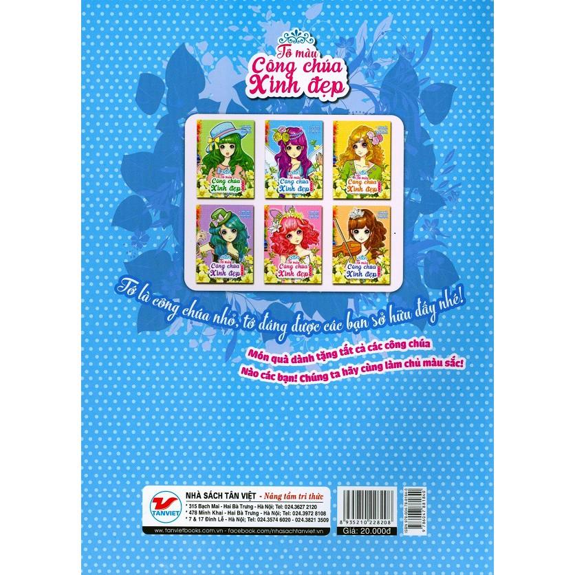 Tô Màu Công Chúa Xinh Đẹp Công Chúa Thiên Sứ - Bản Quyền