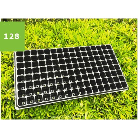 Set 5 khay nhựa ươm cây 128 lỗ