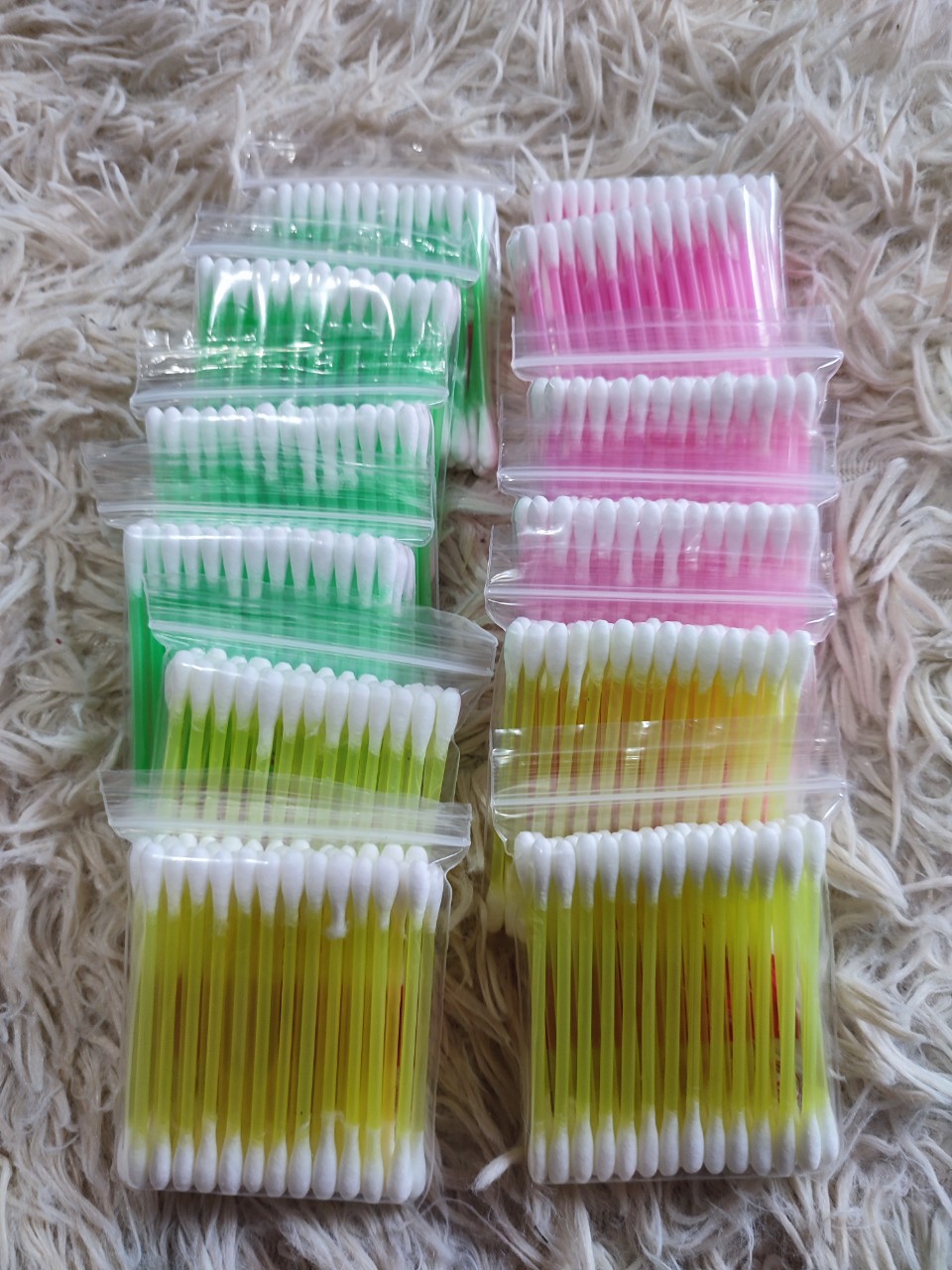 12 gói / bịch tăm bông giá rẻ - siêu rẻ