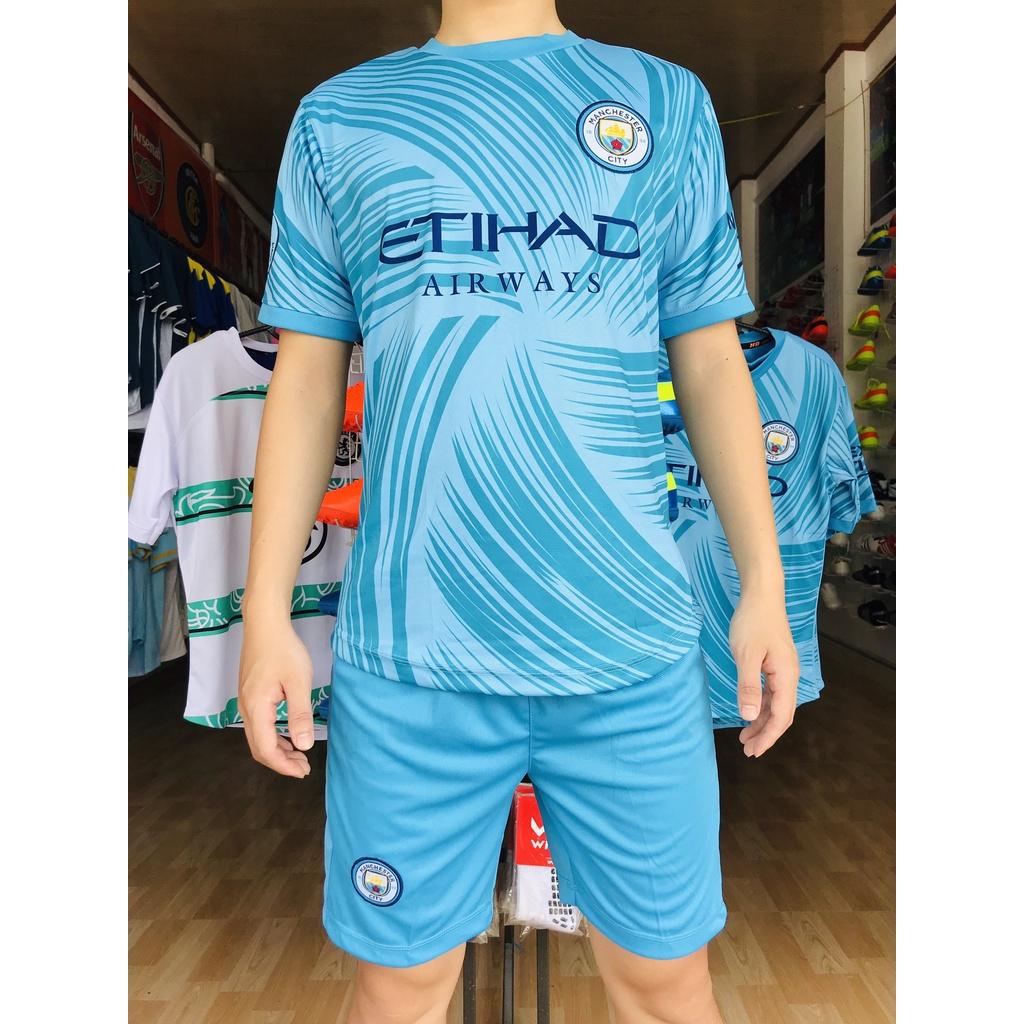 Siêu phẩm Mẫu quần áo đá banh đá bóng thể thao CLB Manchester City