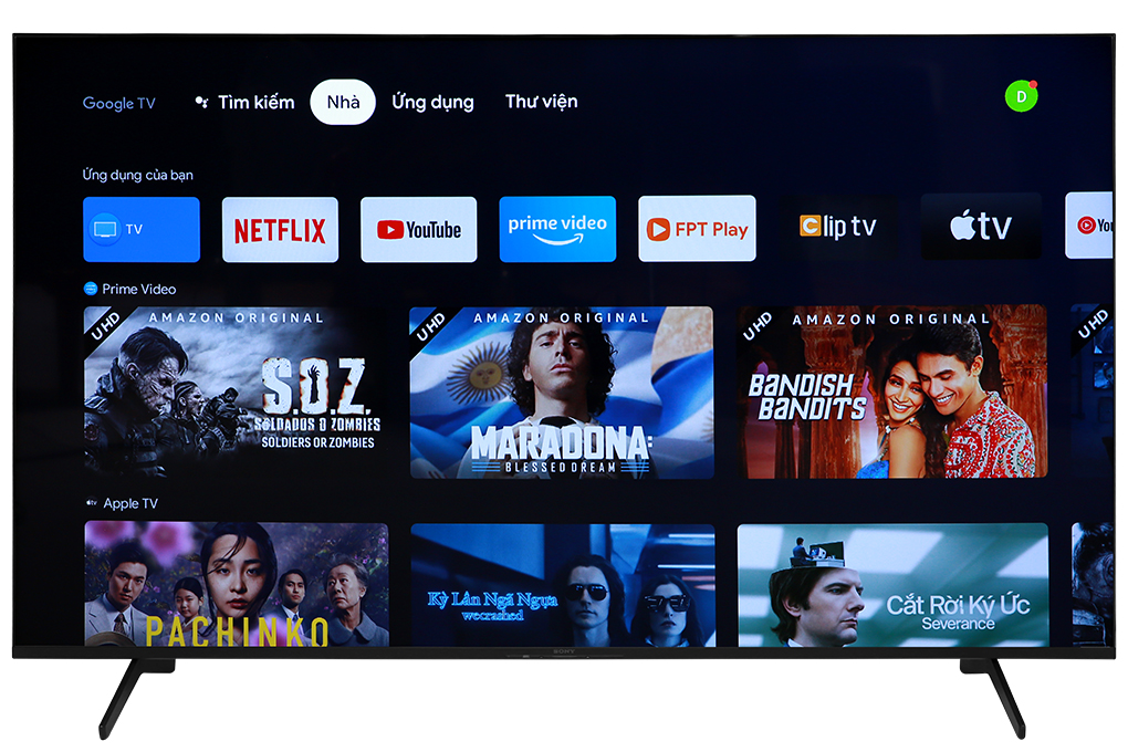 Google Tivi Sony 4K 75 inch 75X80K - Hàng Chính Hãng - Chỉ Giao Hà Nội