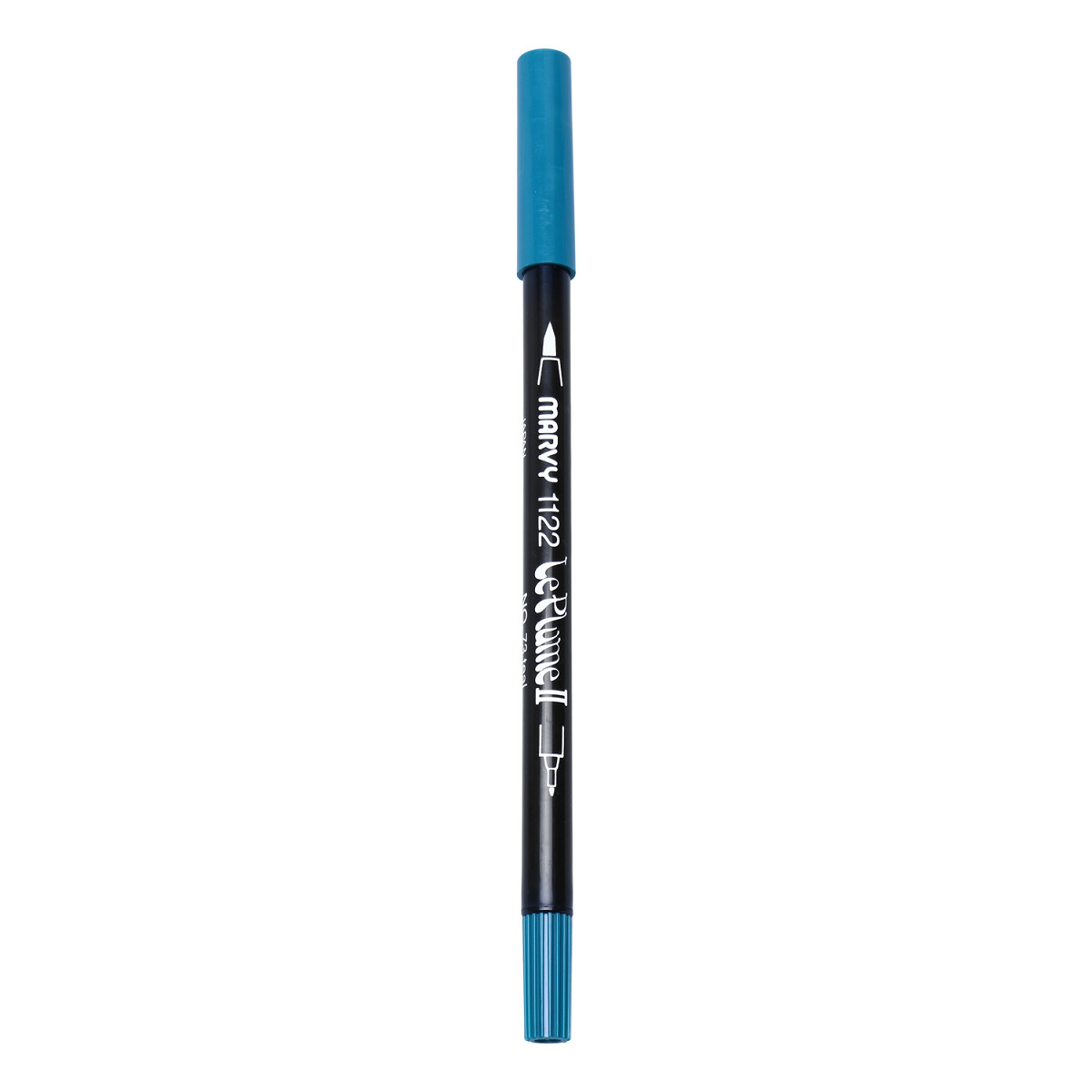 Bút lông hai đầu màu nước Marvy LePlume II 1122 - Brush/ Extra fine tip - Teal (73)