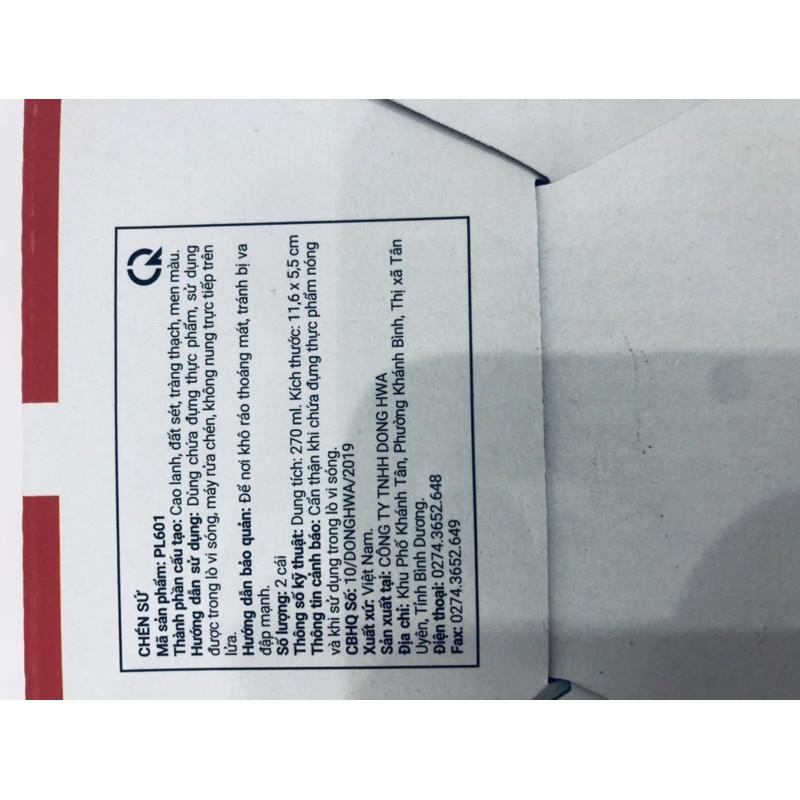 BỘ 2 CHÉN BÁT ĂN CƠM CAO CẤP NGUYÊN HỘP PL601- NESTLE