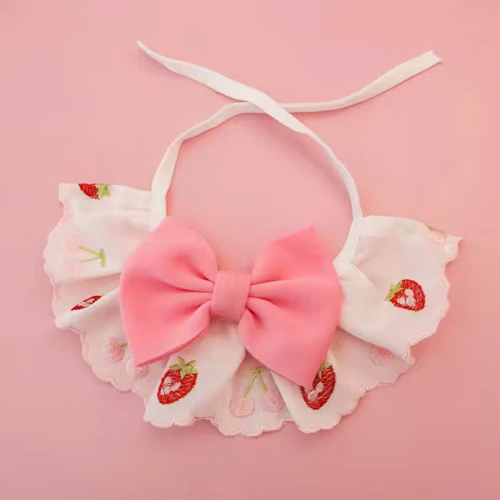 KHĂN QUÀNG CỔ KHĂN YẾM VÒNG ĐEO CỔ DỄ THƯƠNG CHO THÚ CƯNG CHÓ MÈO