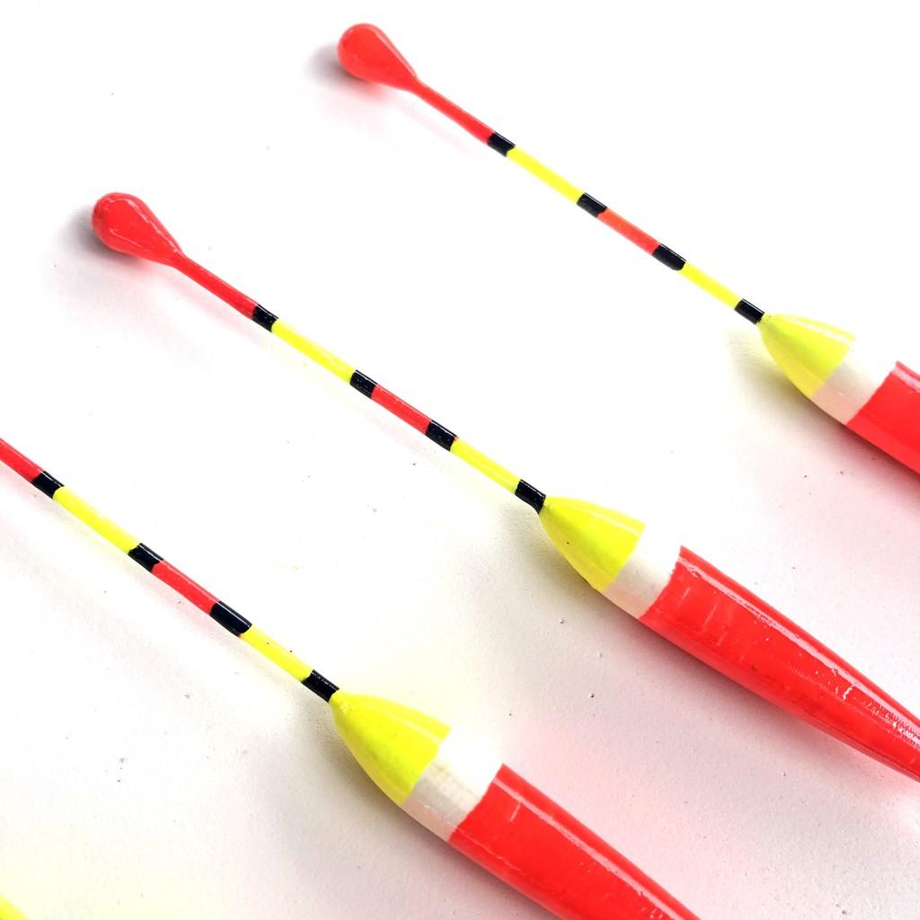 Phao câu đài Vàng Đỏ , Chuyên câu rô , dài 13cm - Top1VN