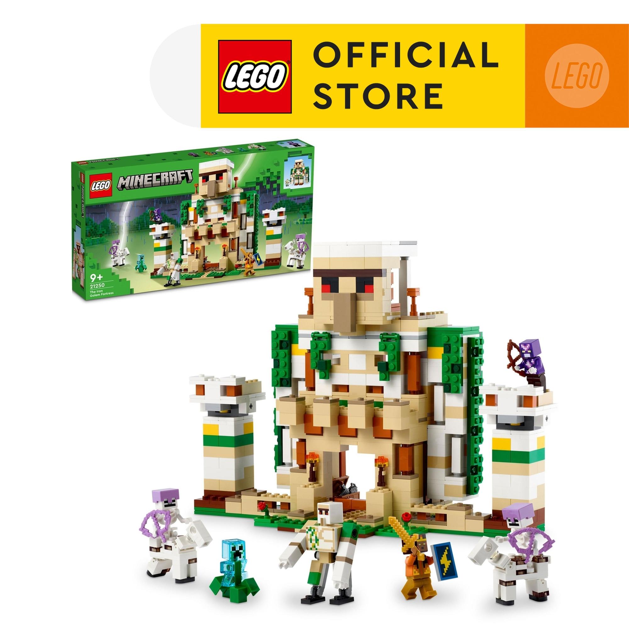 LEGO Minecraft 21250 Đồ chơi lắp ráp Iron Golem Fortress