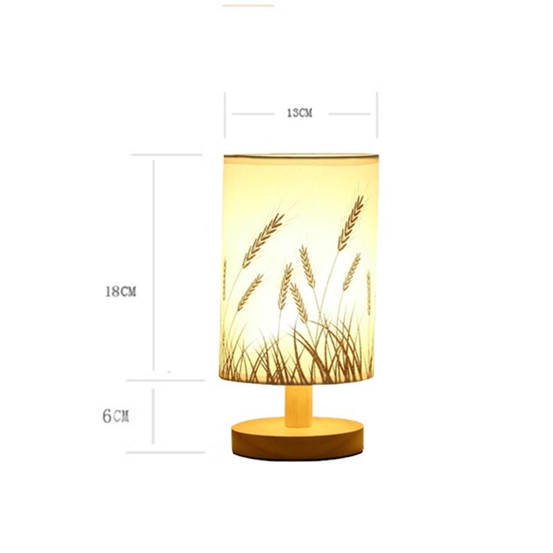 Đèn ngủ Led điều khiển từ xa phong cách Bắc Âu, để bàn đầu giường phòng ngủ