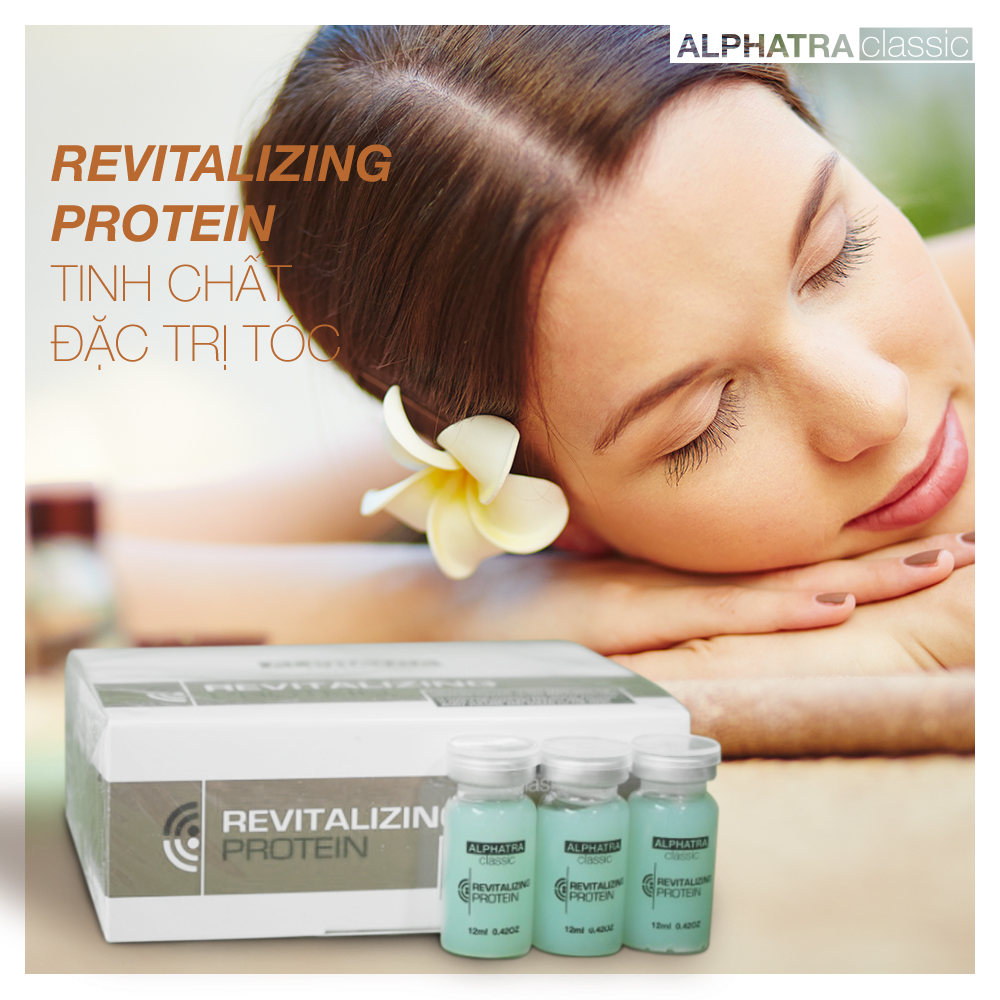 Tinh chất phục hồi tái tạo tóc hư tổn - REVITALIZING PROTEIN - Alphatra Classic