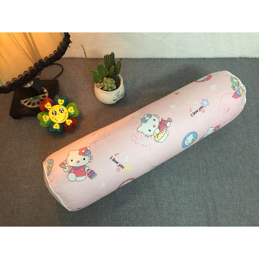 Gối ôm Người lớn Cotton 100% Loại đẹp Có khóa kéo, 30x95cm (Nhiều màu)