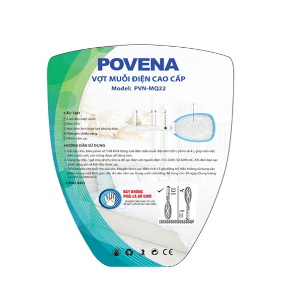 Vợt muỗi điện Povena PVN-MQ22